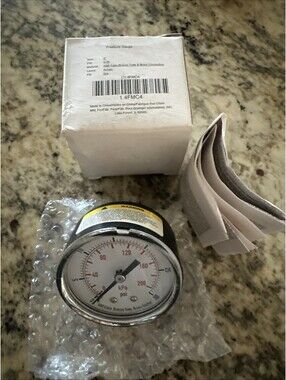 Grainger 4FMC4 - 2 Inch Gauge 0 to 30 PSI - NEW + FAST SHIPPING